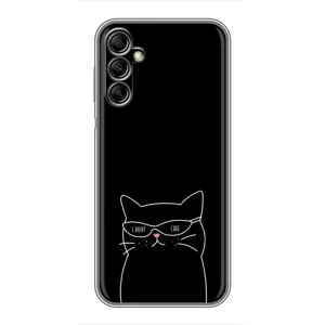 Чохол з малюнком кіт на Samsung Galaxy A14 5G (Байдужий кіт)