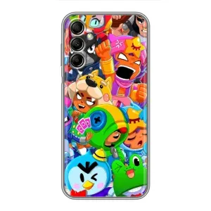 Чехлы Brawl Stars для Samsung Galaxy A14 5G (AlphaPrint) (Герои Бравл Старс)