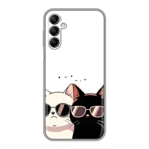 Чохол з малюнком кіт на Samsung Galaxy A14 5G (Коти в окулярах)