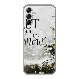 Новорічні, Святкові Чохли для Samsung Galaxy A14 5G - 2024 год (Let it snow)