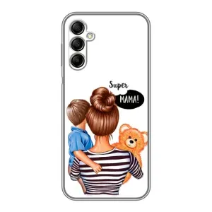 Чохол з друком для Samsung Galaxy A14 5G - (Мама з дитинкою) (AlphaPrint) (Мама з синочком)