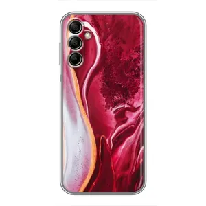 Чохол для Самсунг Галаксі А14 5G - з принтом (Дизайнерські) (AlphaPrint) (Мрамор червоний)