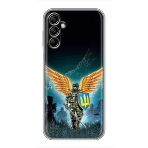 Чехлы с картинкой ЗСУ для Samsung Galaxy A14 5G (AlphaPrint) (Солдат ЗСУ)