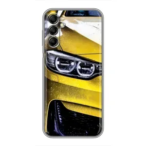 Чохли з Машинами на Самсунг Галаксі А14 5G (VPrint) (Жовта машина)
