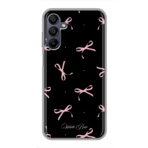 Чохол з бантиками на Samsung Galaxy A15 (A155) (Банти на чорному)