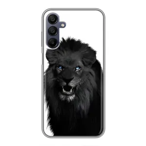Чохли з картинкою животних Samsung Galaxy A15 (A155) (Чорний ЛЕВ)