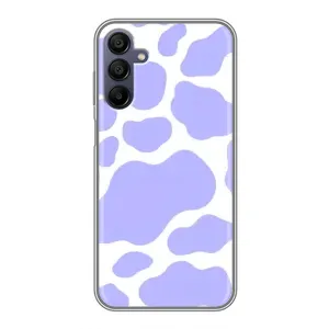 Чохол з принтом корови на Samsung Galaxy A15 (A155) (Фіолетова Бурьонка)