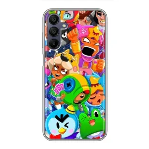Чехлы Brawl Stars для Samsung Galaxy A15 (A155) (AlphaPrint) (Герої Бравл Старс)
