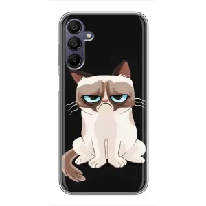 Чохол з принтом для Samsung Galaxy A15 (A155) (AlphaPrint) Модні коти (Сумний кіт)