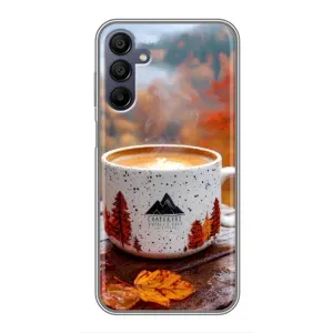 Чохол з унікальним дизайном 'Осінь з кавою' для Samsung Galaxy A15 (A155) (Кава на природі)