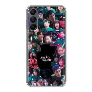 Чехол Гра в кальмара для Samsung Galaxy A15 (A155) (Коллаж Игра кальмара)
