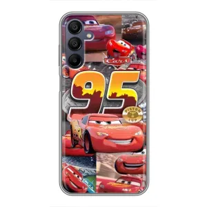 Силиконовый чехол Маквин для Samsung Galaxy A15 (A155) (Коллаж Молния Маквин)