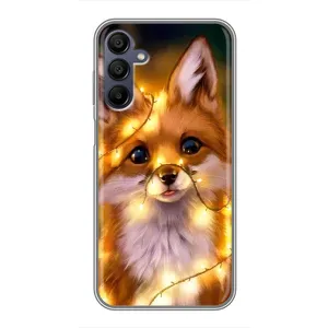 Чохли з картинкою Лисичка для Samsung Galaxy A15 (A155) (VPrint) (Лисичка в гірляндах)