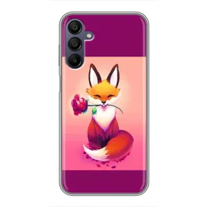 Чохли з картинкою Лисичка для Samsung Galaxy A15 (A155) (VPrint) (Лиса з трояндою)