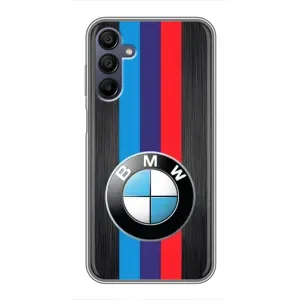 Чехол для Самсунг Гелекси А15 - с принтом БМВ (AlphaPrint) (Лого BMW)
