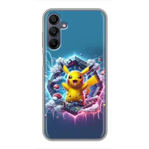 Чохол з Пікачу на Samsung Galaxy A15 (A155) (Лого Пікачу)