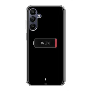 Чехлы для любимой на Samsung Galaxy A15 (A155) (VPrint) (Love battery)