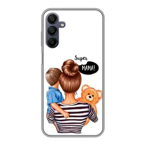 Чохол з друком для Samsung Galaxy A15 (A155) - (Мама з дитинкою) (AlphaPrint) (Мама з синочком)