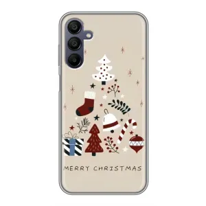Різдвяні Чохли для Samsung Galaxy A15 (A155) (VPrint) (Merry Christmas)