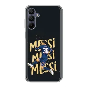 Чехлы для Samsung Galaxy A15 (A155) (Leo чемпион) (AlphaPrint) (Messi ПСЖ)