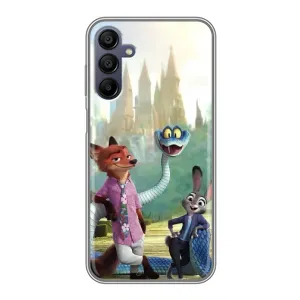 Чехол Зоотрополіс на Samsung Galaxy A15 (A155) (Герои мультфильма Зверополис)