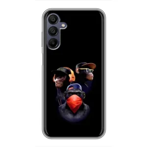 Чохол з Мавпами Samsung Galaxy A15 (A155) - (AlphaPrint) (Три мавпи)
