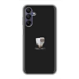 Чехол Майнкрафт на Samsung Galaxy A15 (A155) (AlphaPrint) Minecraft (Овечка Майнкрафт)