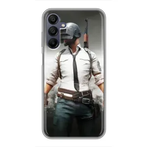 Чехол PUBG для Самсунг Гелекси А15 (AlphaPrint) (Пабг мен)
