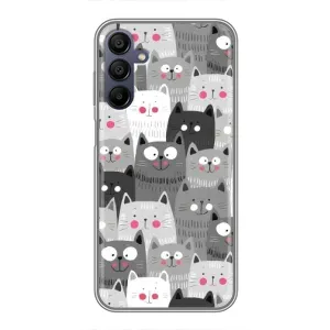 Чохли з Котиками для Samsung Galaxy A15 (A155) (VPrint) (Мальовані котики)