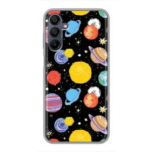 Космічні Чохли для Samsung Galaxy A15 (A155) (VPrint) (Намальовані планети)