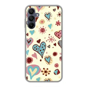 Чехлы для любимой на Samsung Galaxy A15 (A155) (VPrint) (Сердечки)