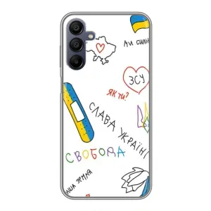 Чохли (Доброго вечора, ми за України) для Samsung Galaxy A15 (A155) (AlphaPrint) (Стикер)