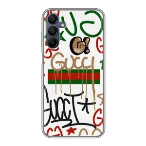 Бренднові Чохли для Samsung Galaxy A15 (A155) - (PREMIUMPrint) (Стиль GUUCI)