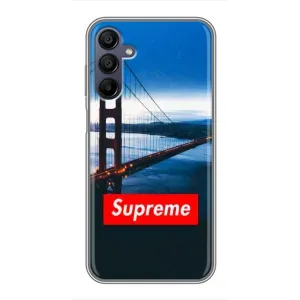 Чеохол для Samsung Galaxy A15 (A155) з картинкою Supreme (AlphaPrint) (Стиль Supreme)