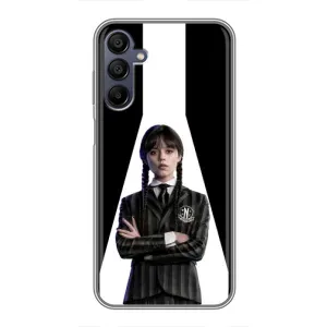 Чехлы Венсдей на Samsung Galaxy A15 (A155) Уэнсдей (AlphaPrint) (W-Wednesday)