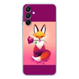 Чохли з картинкою Лисичка для Samsung Galaxy A16 5G (VPrint) (Лиса з трояндою)