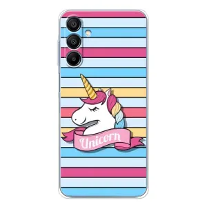 Чехол для Гелекси А16 5Джи - (Единорожки - Новинки) (AlphaPrint) (Unicorn)