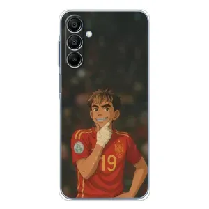 Чехол с футболистом Ламин Ямаль Samsung Galaxy A16 5G (Ямаль аниме)