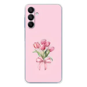 Чохол з розовим принтом для Samsung Galaxy A16 (Букет квітів)