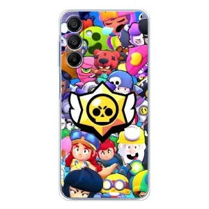 Чехол для Samsung Galaxy A16 Бравл Старс (VPrint) (Лого Brawl Stars)