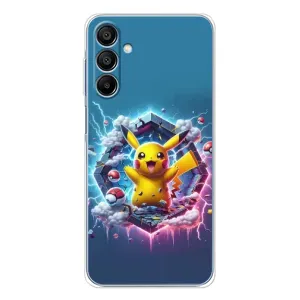 Чехол с Пикачу на Samsung Galaxy A16 (Лого Пикачу)