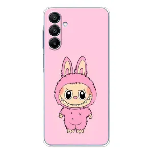 Чехол с Лабубу на Samsung Galaxy A16 (Розовый Лабубу)