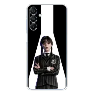 Чехлы Венсдей на Samsung Galaxy A16 Уэнсдей (AlphaPrint) (W-Wednesday)