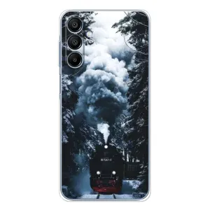 Новорічні, Святкові Чохли для Samsung Galaxy A16 - 2024 год (Зимовий потяг)