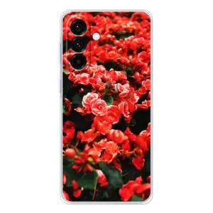 Чехлы с Цветами для Samsung Galaxy A17 (VPrint) (Цветы красные)