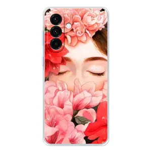 Чехлы (ART) Цветы на Samsung Galaxy A17 (VPrint) (Глаза в цветах)