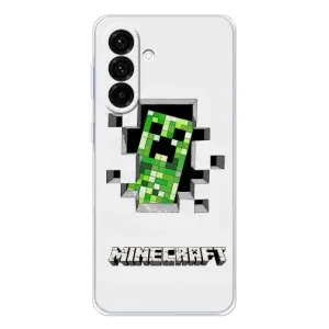 Чехол Майнкрафт на Samsung Galaxy A17 (AlphaPrint) Minecraft (крипер Майнкрафт)