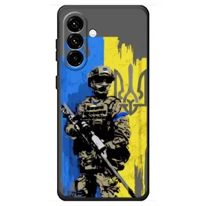 Чехлы с картинкой ЗСУ для Samsung Galaxy A18 4G (AlphaPrint) (АРТ солдат)