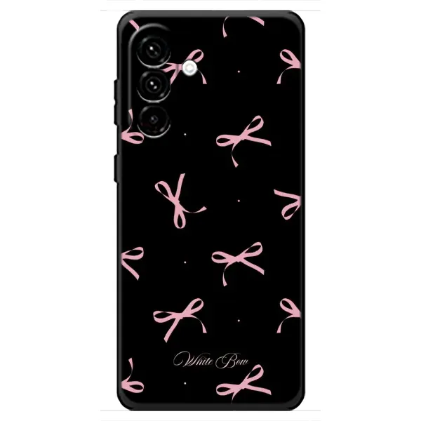 Чохол з принтом «Банти на чорному» для Samsung Galaxy A18 4G Чохол з принтом «Банти на чорному» для Samsung Galaxy A18 4G