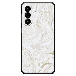 Мраморный чехол на Samsung Galaxy A18 4G (VPrint) (Белый мрамор)